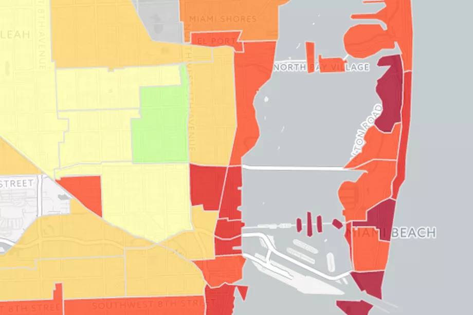 Interactive map highlights Miamis many unaffordable neighborhoods