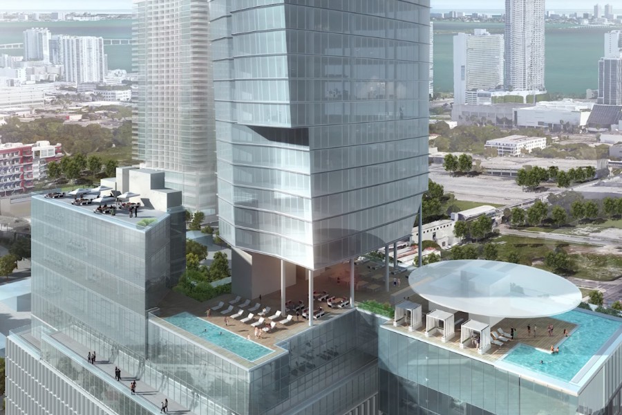 45-story condo designed by Carlos Zapata planned for downtown Miami