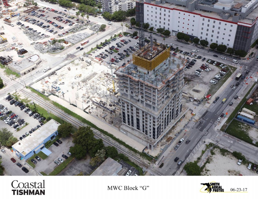 Retail Level 3 Pour At Miami Worldcenter, Paramount At 182′